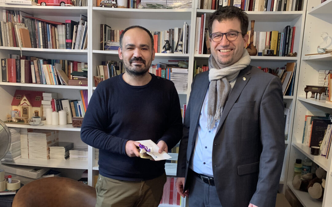Bürgermeister Küsters zu Besuch bei Dinçer Güçyeter