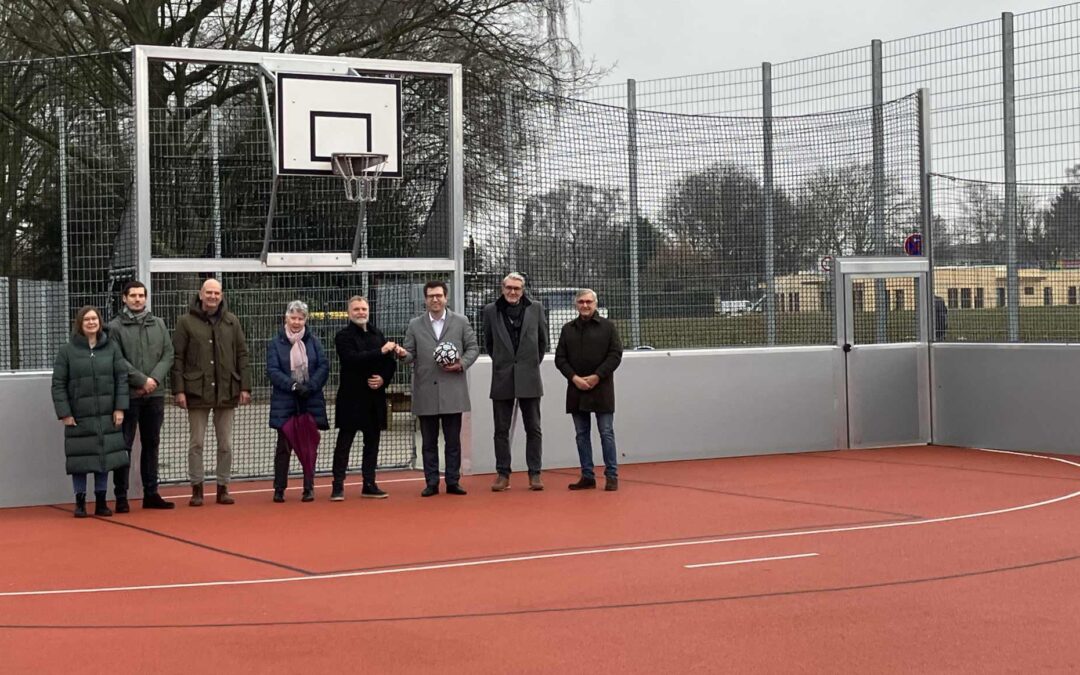 Neues Multisportfeld in Schaag