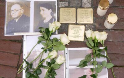 Stolpersteine erinnern an die Familie Cohen